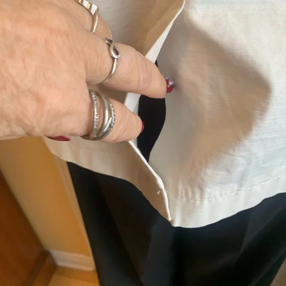 Talbots egg shell Utility safari Jacket - Picture 8 of 10